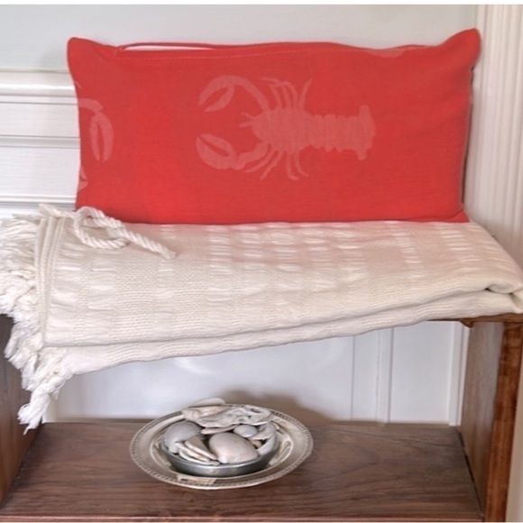 Friends TV Show Phoebe YOU ARE MY LOBSTER Pillow Lobster Embroidery Handmade NEW - Picture 10 of 16